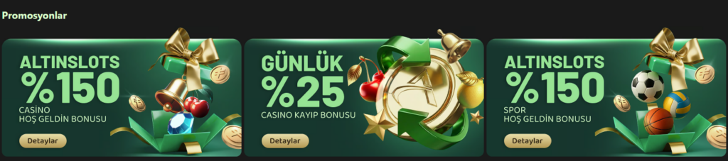 Altınslots Bonus