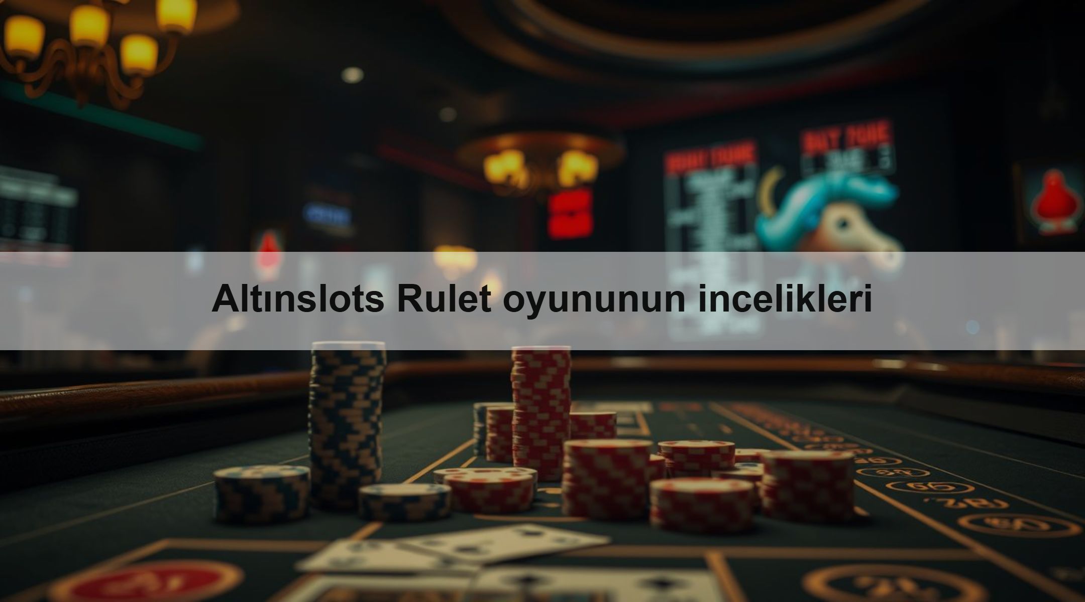 Altınslots Rulet oyununun incelikleri